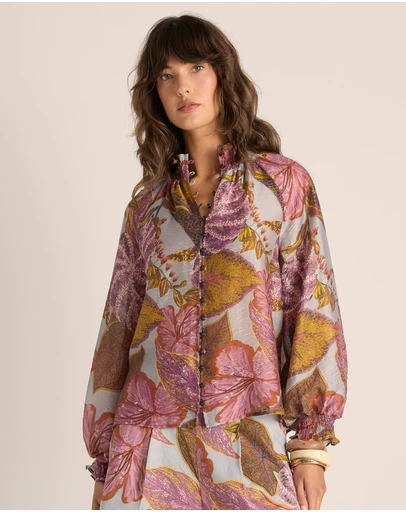 Fate + Becker - Daria Shirred Blouse