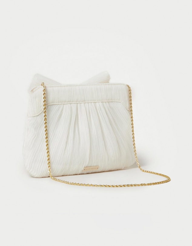 Loeffler Randall - Rayne Pleated Frame Clutch with Bow
