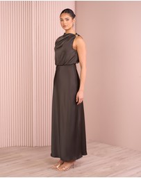 Azzurielle - Deedee Blouson Maxi Dress