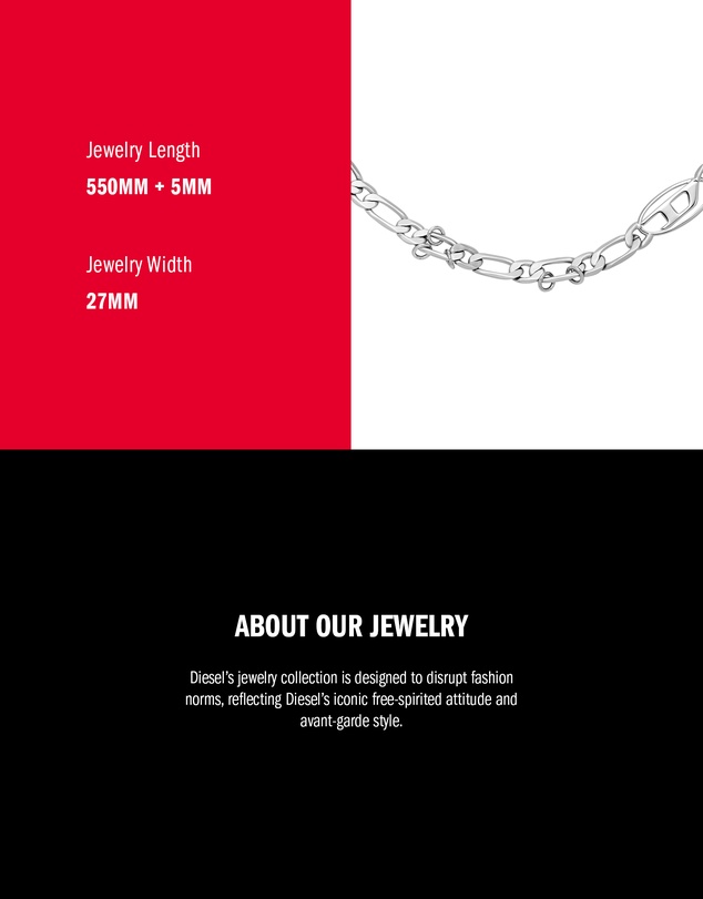 Diesel - Silver-Tone Necklace