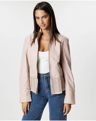 KAJA Clothing - Paula Leather Jacket