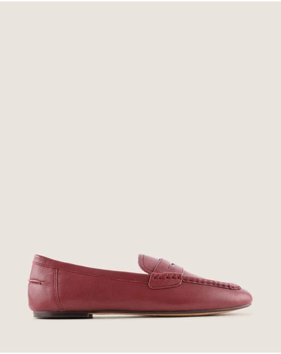 Shelly Shen - Kennedy Loafers Burgundy Leather