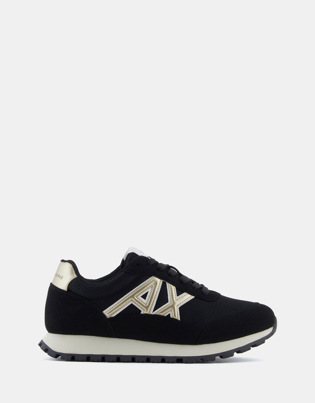 Armani Exchange - Drop Micro Suede Sneakers - Women's