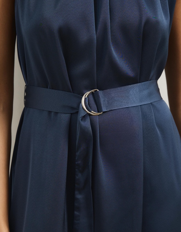 Atmos&Here - Juni Satin Sleeveless Midi Dress