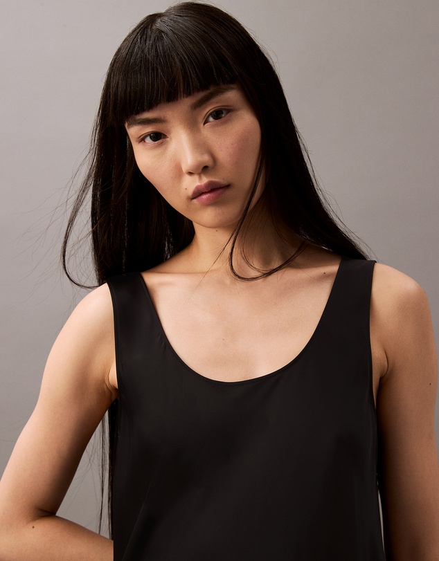 Calvin Klein - Satin Midi Slip Dress