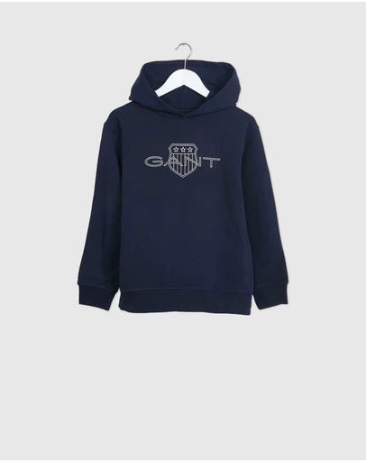 Gant - Teens Contrast Shield Hoodie