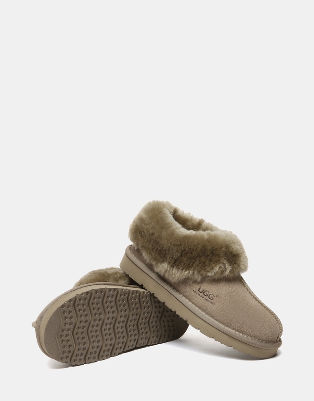 EVERAU - Australian Shepherd Ugg Homey Special Cow Suede Upper House Shoes