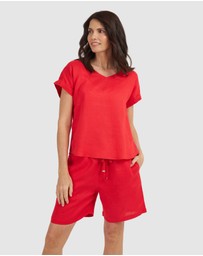 CAMIXA - Panthea Linen Shorts