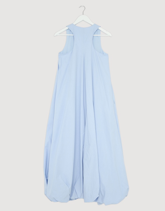 Revibe - Repaired Minima Esenciales Luna Cotton Bubble Hem Maxi Dress - AU 6