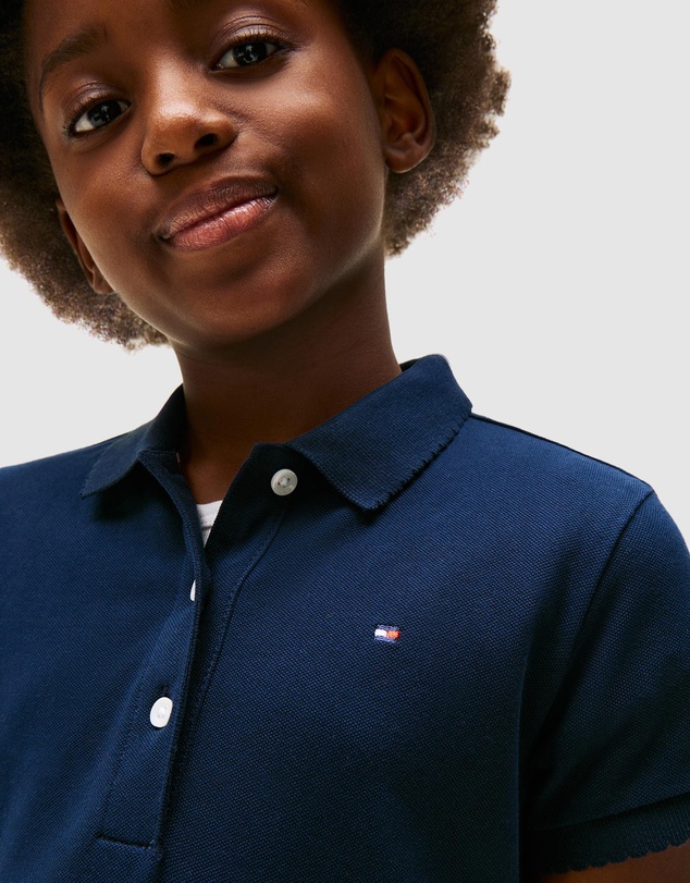 Tommy Hilfiger - Contrast Crew Neck Polo Dress - Kids