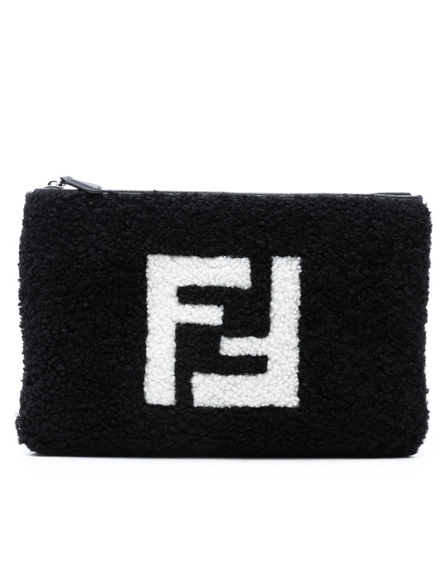 Pre-Loved by Azura Reborn - Pre-Loved Shearling FF Flat Pouch