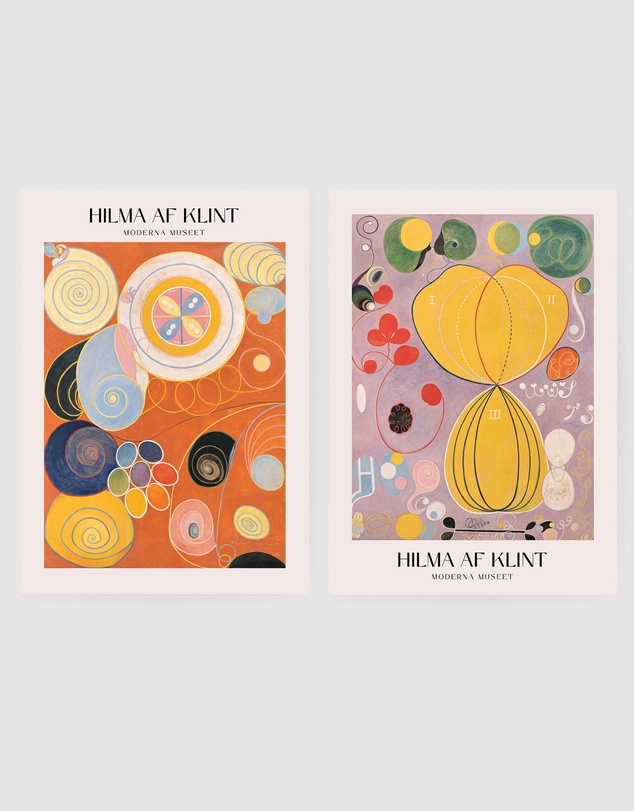 Inka Arthouse - Hilma af Klint Set of 2 Art Prints