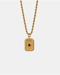 Zoe Olivia - Waterproof Rope Twist Pendant Necklace
