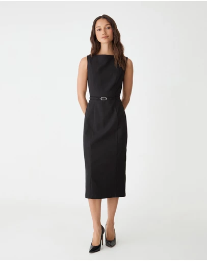 Forcast - Mila Pencil Midi Dress