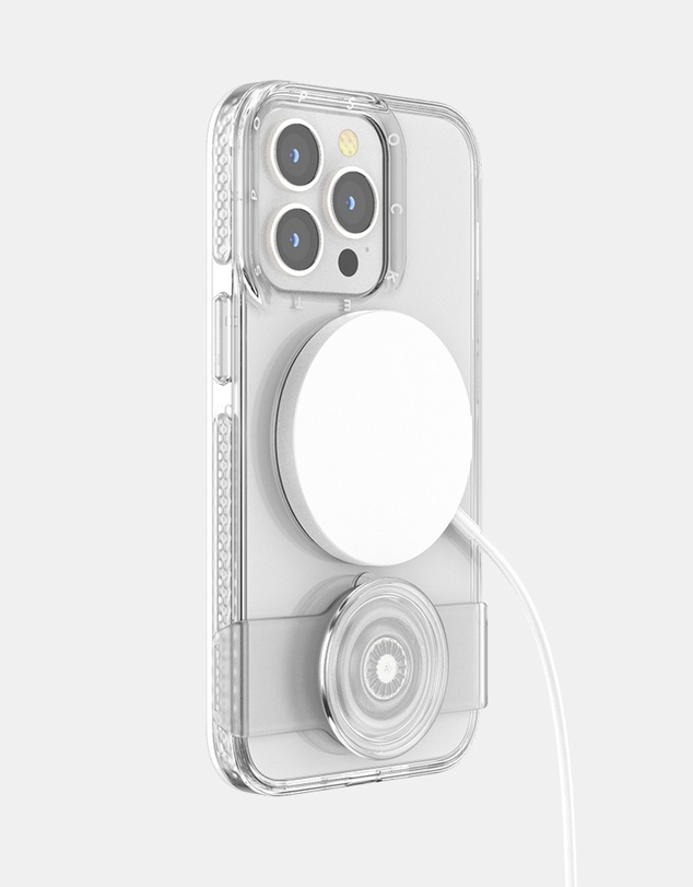 PopSockets - POPCASE MagSafe iPhone 13 Pro Protective Phone Case & Phone Grip Holder