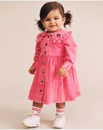 Huxbaby - Vintage Cherry Collar Dress - Babies-Kids