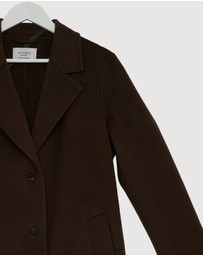 Revibe - Repaired Minima Esenciales Dulcie Relaxed Wool Coat - AU 10