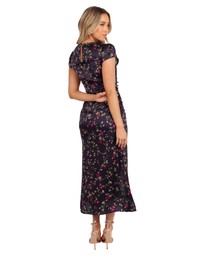 Petal & Pup - Lisbeth Midi Dress - Midnight Floral