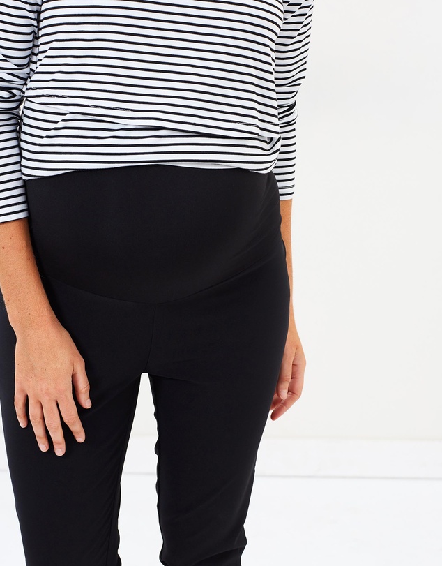 Angel Maternity - Maternity Fitted Slim Work Pants