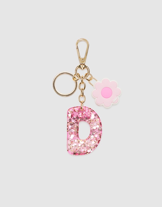 Seed Heritage - Pink Stripe Initial Keyring