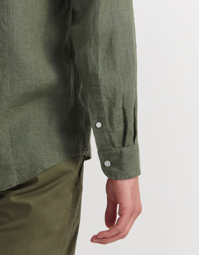 Sportscraft - Linen Long Sleeve Delave Shirt