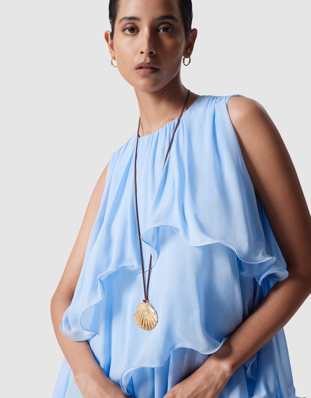 & Other Stories - Sleeveless Frill Mini Dress