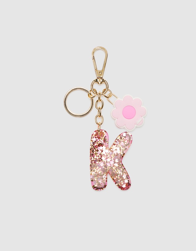 Seed Heritage - Pink Stripe Initial Keyring
