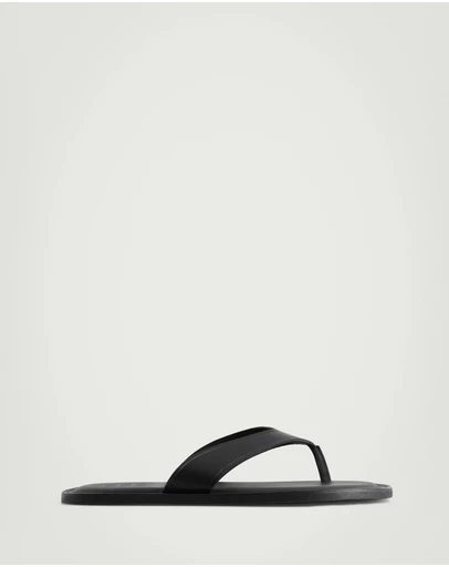 COS - Leather Flip Flops