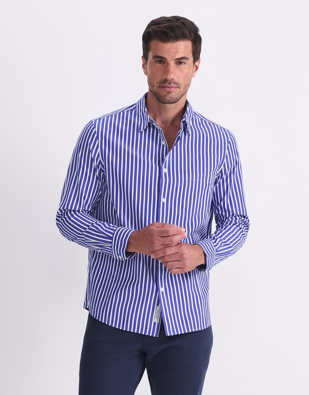 Sportscraft - Ryan Long Sleeve Stripe Shirt