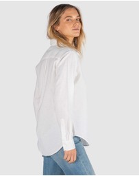 CAMIXA - Essy White Linen Shirt