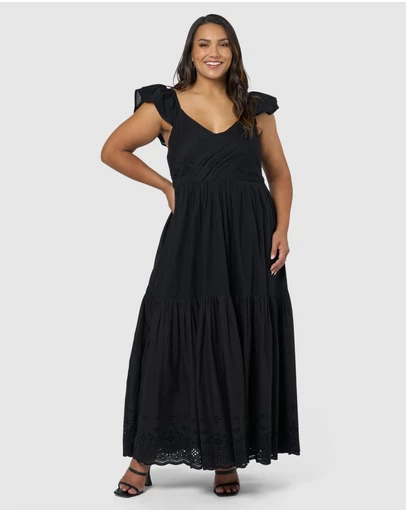 Something 4 Olivia - Georgie Broderie Maxi Dress
