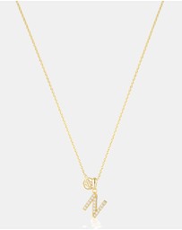 Georgini - Georgini Luxury Letters N Initial Pendant Gold