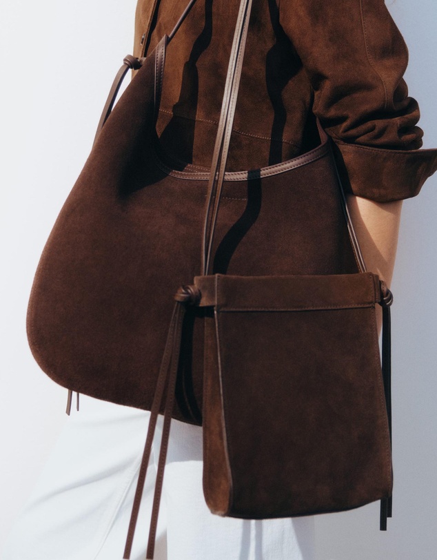 ARKET - Suede Crossbody Bag