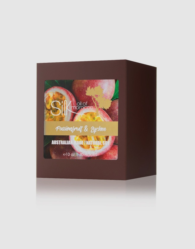 Silk Oil of Morocco - Passion Fruit & Lychee Natural Soy Candle