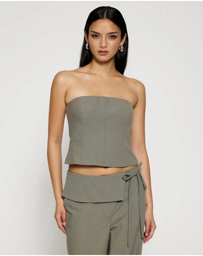 Lover - Declan Strapless Top