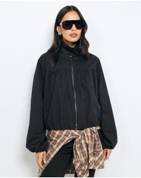 AERE - Isla Lightweight Funnel Neck Bomber