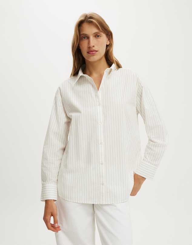 Cotton On - Ella Wrap Long Sleeve Shirt