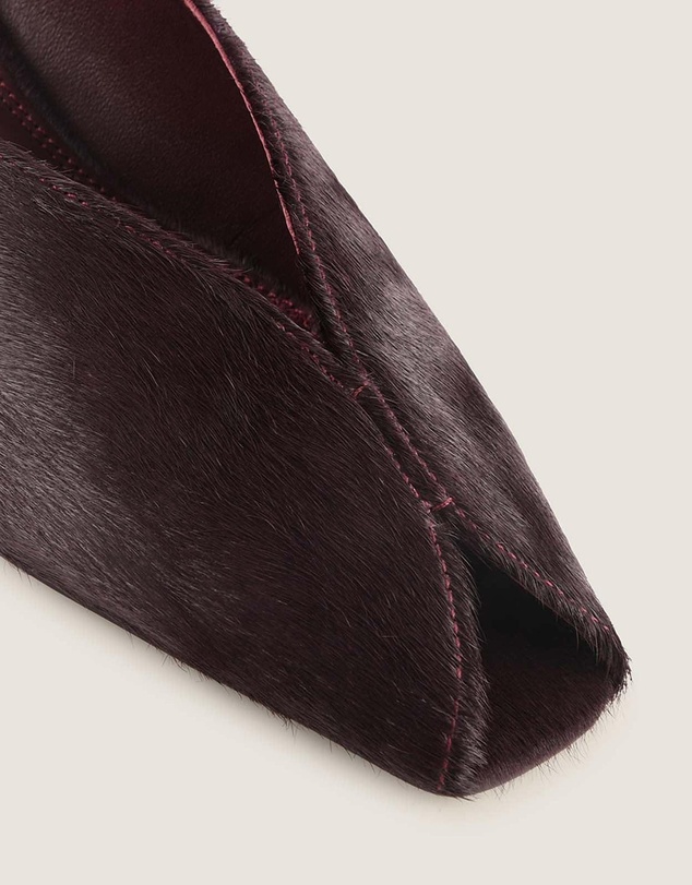 Shelly Shen - Cosmo Low Heels Burgundy