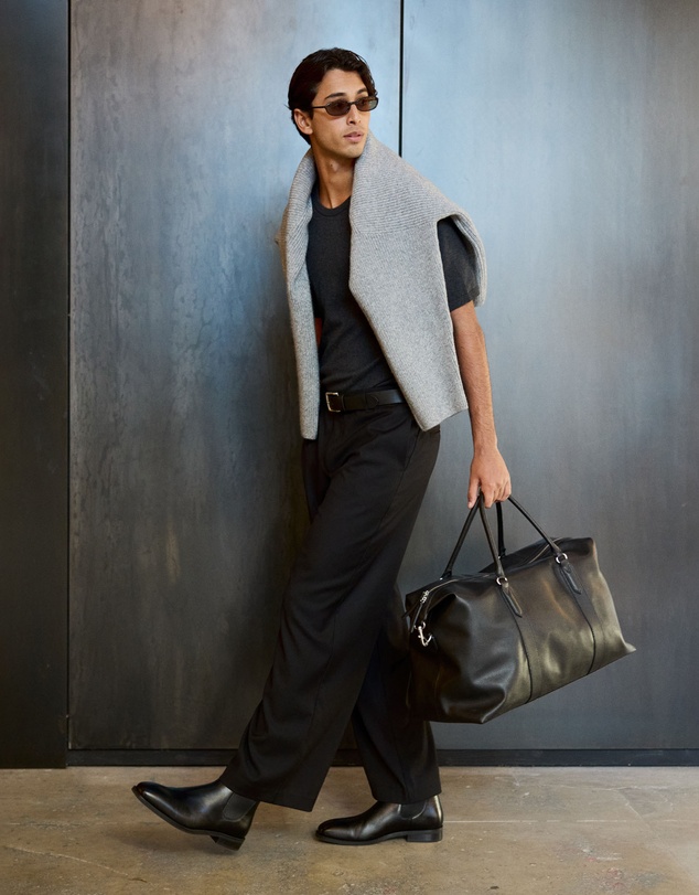AERE - Leather Weekender Bag