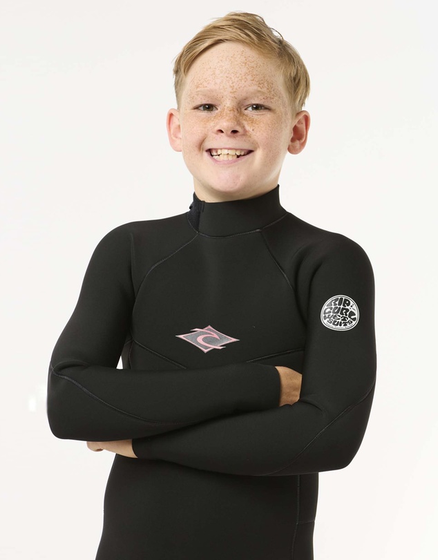 Rip Curl - Kids Dawn Patrol Long Sleeve 2mm Back Zip Spring Suit Wetsuit