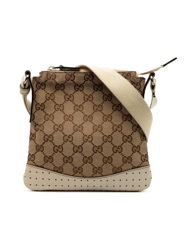 Pre-Loved by Azura Reborn - Pre-Loved GG Canvas Perforated Crossbody