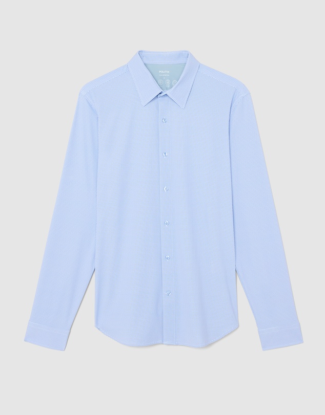 Politix - Micro-geo Travel Long Sleeve Shirt