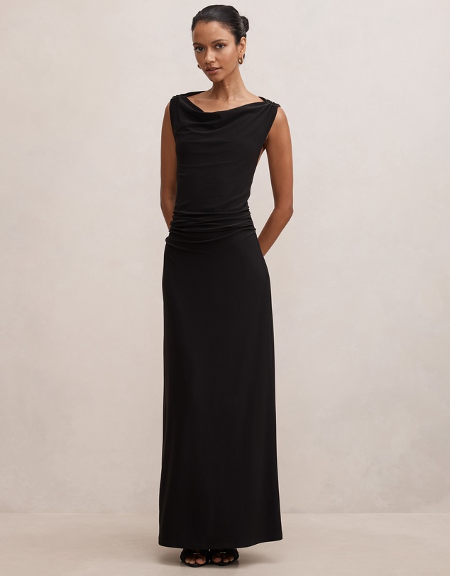 Forever New Petite - Jae Petite Bubble Back Hardware Maxi Dress