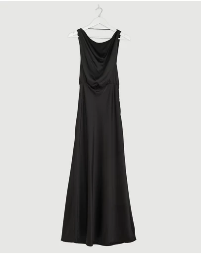 Revibe - Repaired CHANCERY Sharni Drape Top Maxi Dress - AU 6