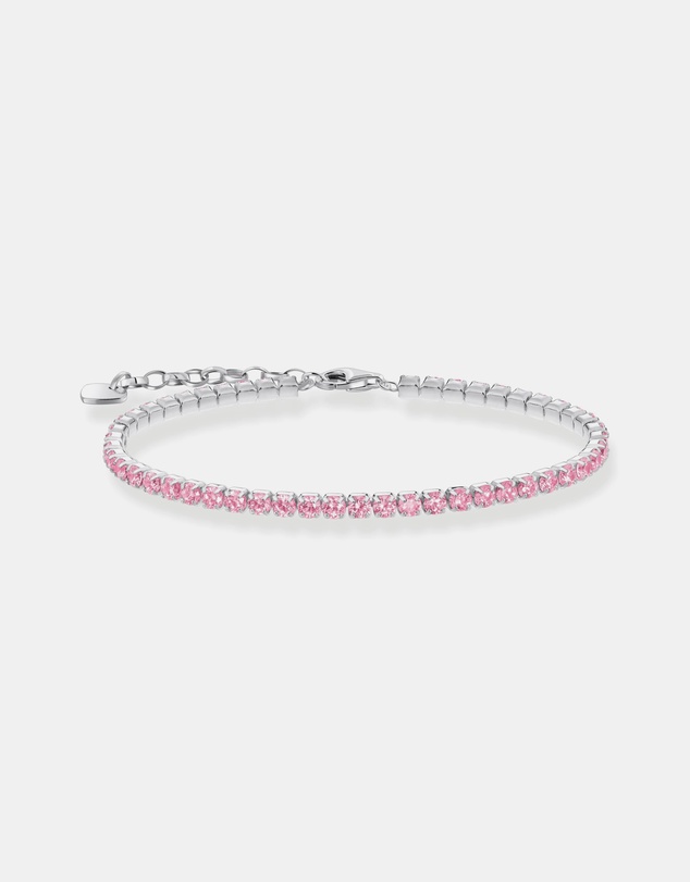 THOMAS SABO - Tennis bracelet with pink zirconia