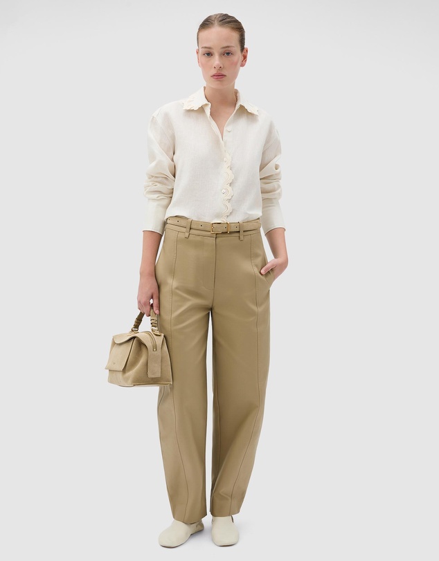 Oroton - Lace Trim Shirt