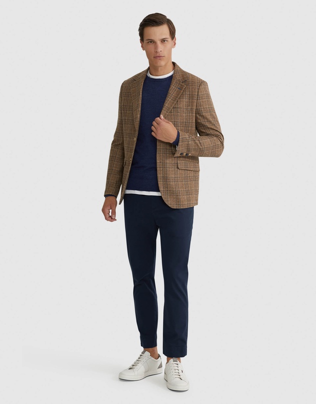 Oxford - Ryan Folded Cuff Casual Chinos