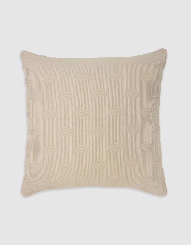 Bambury - Eva Square Cushion Pebble