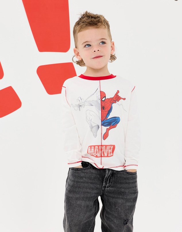 Rock Your Kid - Spiderman LS Tee - Kids-Teens