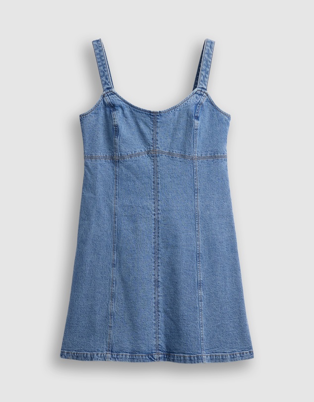GAP - Sleeveless Paneled Denim Mini Dress